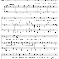 Five Lieder for Low Voice, Op. 105, No. 5, Verrat