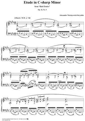 Etude in C-sharp Minor, Op. 42, No. 5