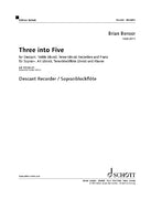 Three into Five - Descant Recorder