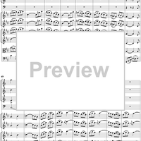 Orchestral Suite No. 3, No. 5: Gigue - Score
