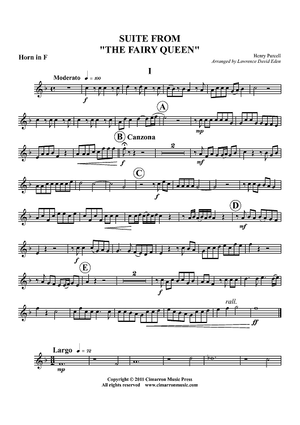 Suite from "The Fairy Queen" - Horn in F
