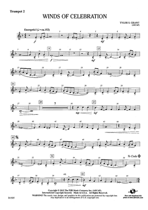 Winds of Celebration - Bb Trumpet 2