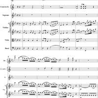 "Se tutti i mali miei", aria, K73p (K83) - Full Score