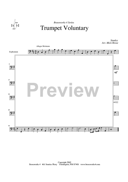 Trumpet Voluntary - Euphonium