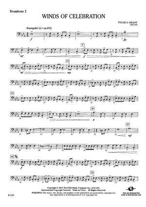 Winds of Celebration - Trombone 2