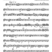Allegro from Quartet No. 4 in C, K. 157 - Clarinet 2 in B-flat