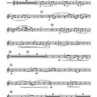 Fughetta - Clarinet 2 in Bb
