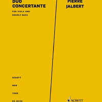 Duo concertante - Score