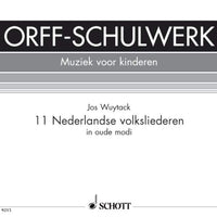 11 Nederlandse volksliederen - Score