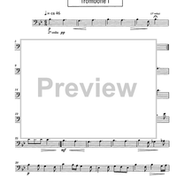 Praeludium V (Pastorale) Op.46e - Trombone 1