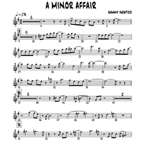 A Minor Affair - Tenor Sax 1