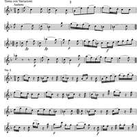 Divertimento F Major KV253 - Oboe 1