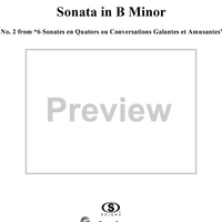 Sonata No. 2 in B Minor - Flute