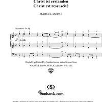 Christ is Risen From the Dead, from "Seventy-Nine Chorales", Op. 28, No. 11