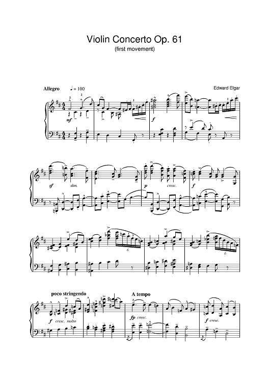 Violin Concerto Op.61 (first movement)