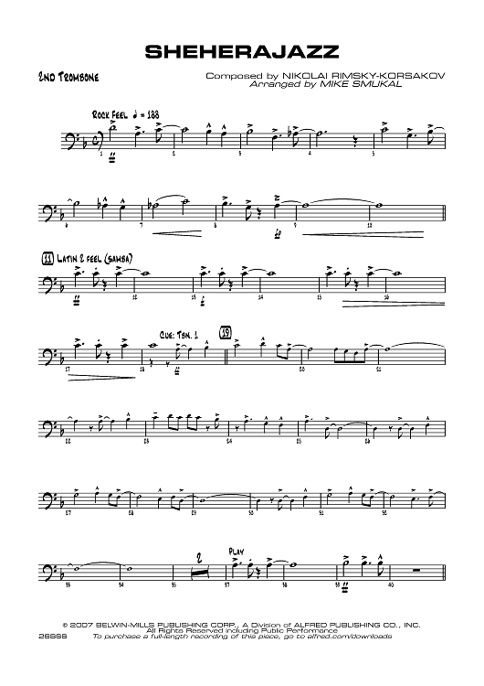 Sheherajazz - Trombone 2