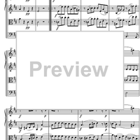 Quartet D Major KV285 - Score