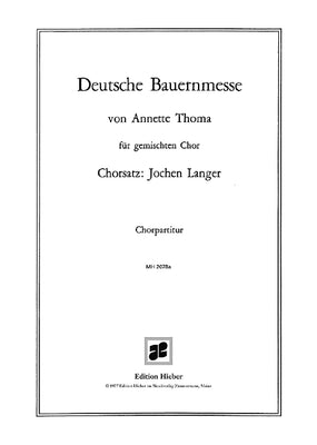 Deutsche Bauernmesse - Choral Score