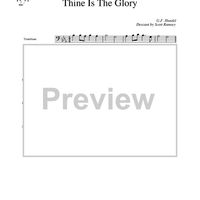 Thine is The Glory - Trombone