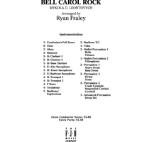 Bell Carol Rock - Score