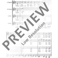 Alte Volkslieder in neuen Sätzen - Choral Score