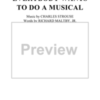 Everybody Wants To Do a Musical