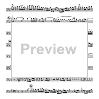 Trio Sonata I, BWV 1039 - Euphonium 2 BC/TC