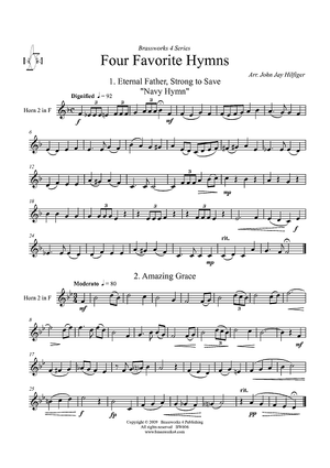 Four Favorite Hymns - Horn 2 in F