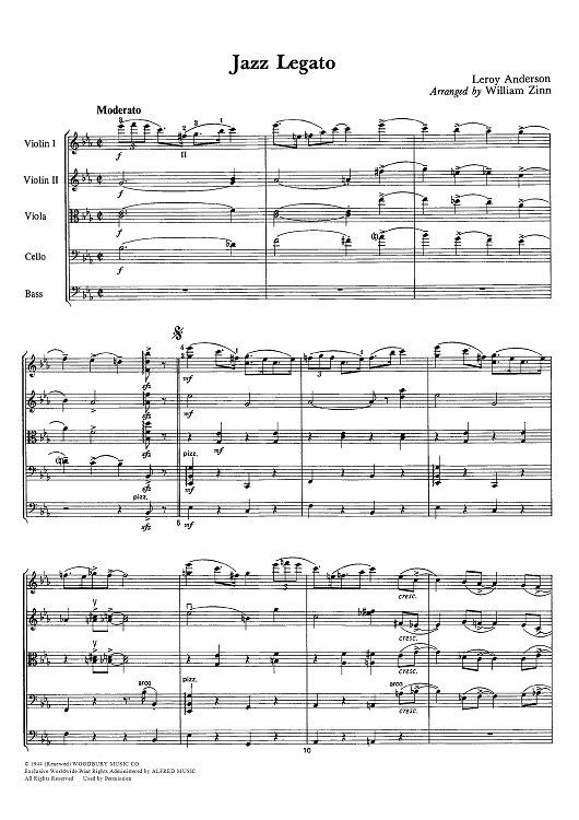 Jazz Legato - Score