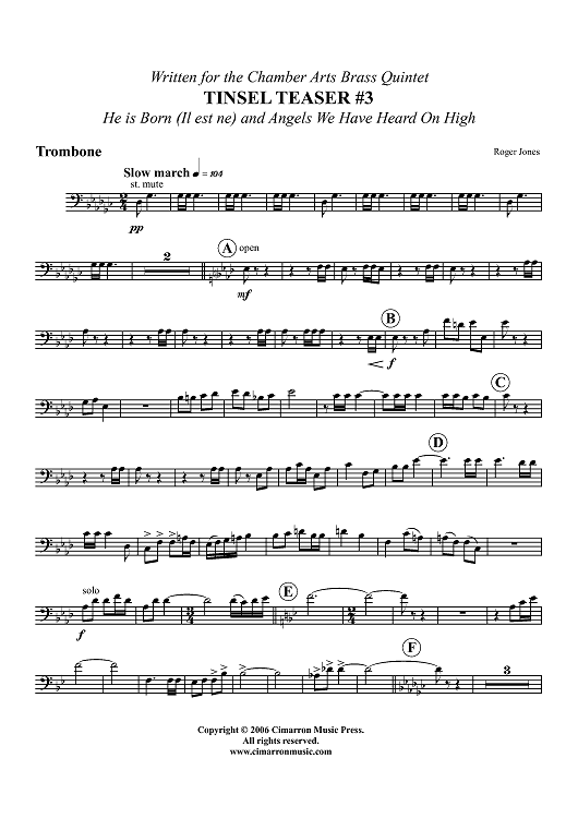 Tinsel Teaser #3 - Trombone