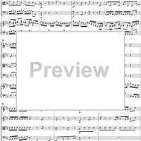 Clavier Concerto No. 3 in D Major, Movement 1 - Score
