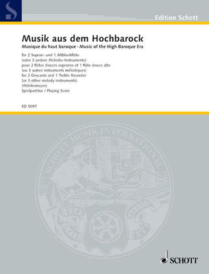 Music of the High Baroque Era - Performance Score