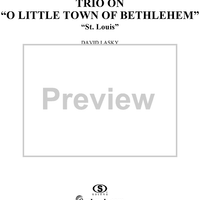 Trio on "O Little Town of Bethlehem"