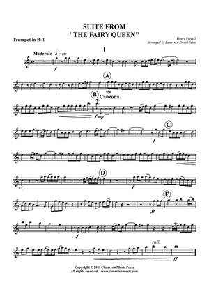 Suite from "The Fairy Queen" - Trumpet 1 in Bb