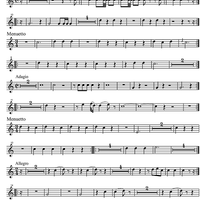 Divertimento No. 5 C Major KV187 - Trumpet in D 4