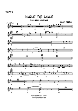 Charlie the Whale - Trumpet 1