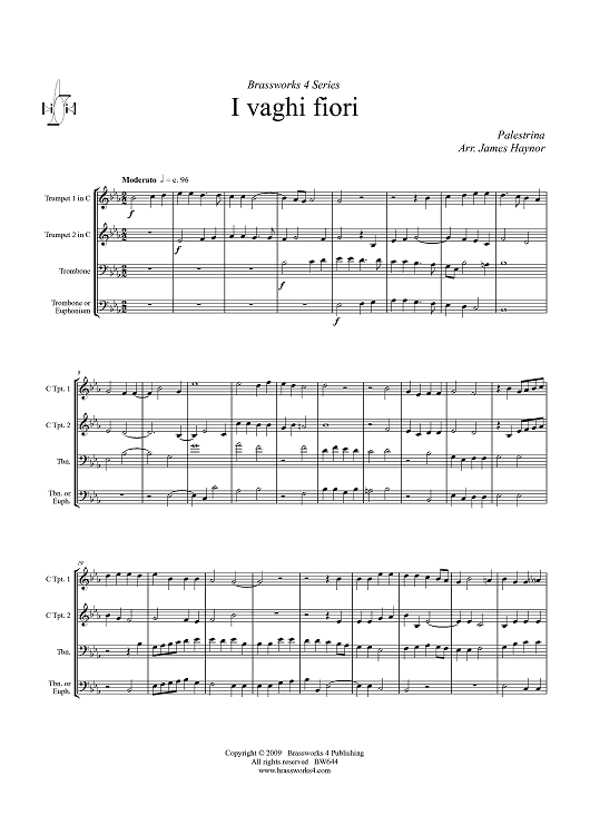 I Vaghi Fiori - Score