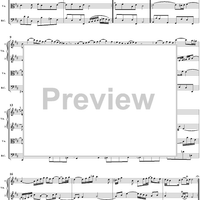 Orchestral Suite No. 3 in D Major - Score