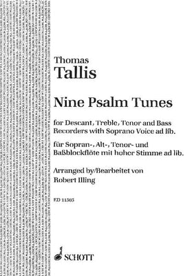 Nine Psalm Tunes - Performance Score