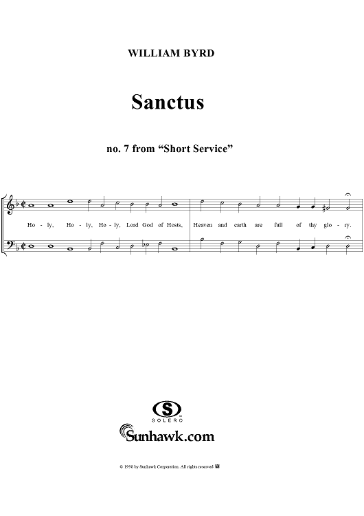 Sanctus - No. 7 from "Short Service"