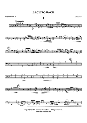 Bach to Bach - Euphonium 3 BC/TC