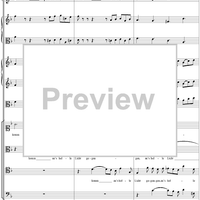 Chorus from Cantata No. 180:"Schmücke dich, o liebe Seele" - Full Score