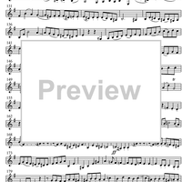 Prelude and Fugue No. 4 KV404A - Clarinet 2