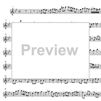 Three Part Sinfonia No. 9 BWV 795 f minor - B-flat Soprano Saxophone