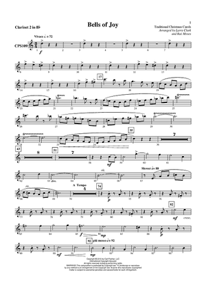 Bells of Joy - Clarinet 2 in B-flat