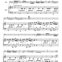 Rondo alla turca (Sonata in A, mvmt. 3) - Piano Score