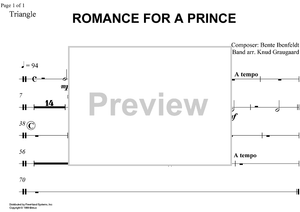 Romance for a Prince - Triangle