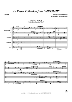 An Easter Collection from Messiah - Score
