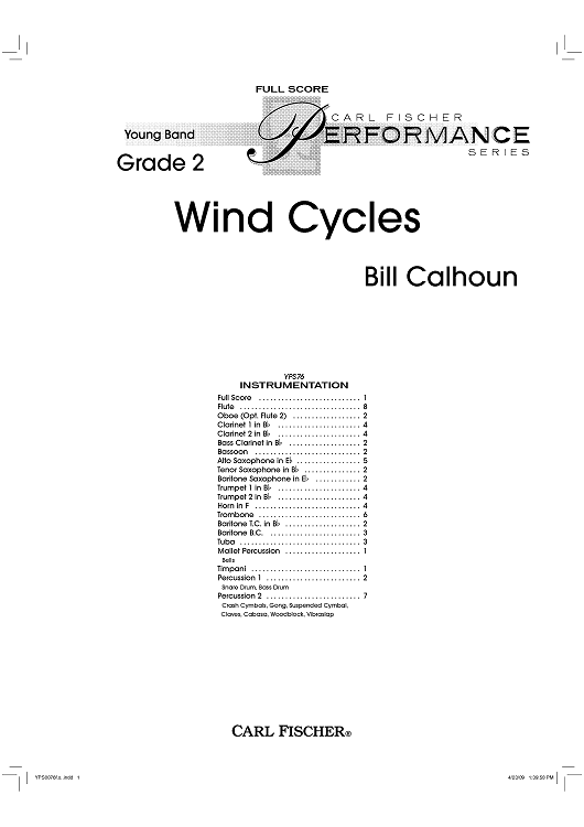 Wind Cycles - Score