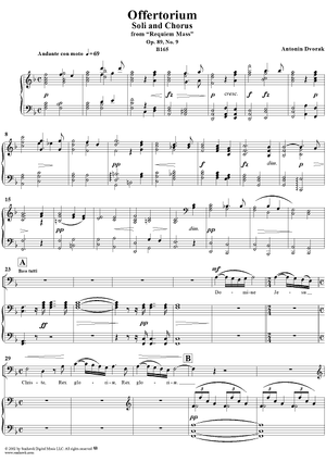 Requiem Mass, Op. 89, Part 2, No. 9, "Offertorium"